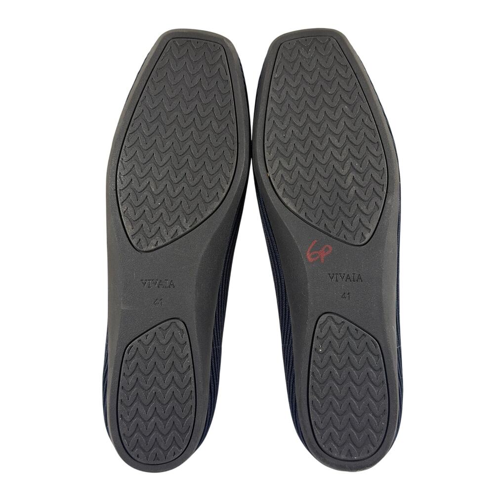 Vivaia Margot 2.0 Flat, V-Cut, Square Toe, Navy, Women's 9.5 - Picture 5 of 5